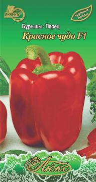 Перец Красное чудо F1 (н/п) серия люкс) Инвент-ПлюсТұқымдар Красное Чудо F1 Бұрышы / Люкс Сериясы