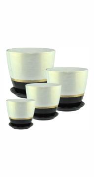 Бутон  Эстет ,черн/зол d 12 см  