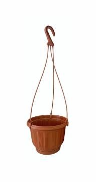 Кашпо №25  б/п +подвес (терракот)