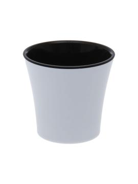 Горшок "Арте" (5,0)л,Белый-черный (Сантино)