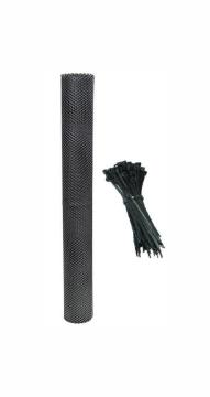 Сетка для защиты саженцев  с хомутами Ф-7/08/5 К (черн)