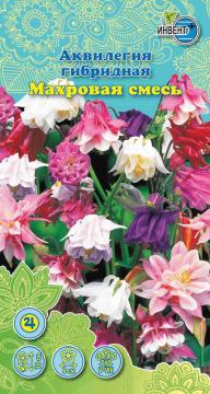 ЦВ Аквилегия гибридная Махровая смесь Инвент-ПлюсТұқымдар Қоспа Буданды аквилегиясы