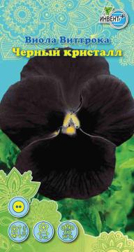 ЦВ Виола Виттрока Черный кристал Инвент-ПлюсТұқымдар Чёрный Кристалл Виола виттракасы