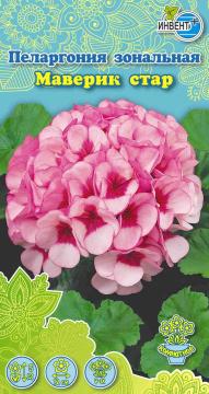ЦВ Комн Пеларгония зональная Маверик стар Инвент-ПлюсТұқымдар Маверик Стар Зоналық пеларгониясы 