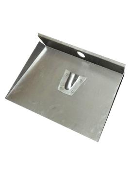 Лопата снеговая 3-х бортная №1 500*375мм алюм. S-1,5мм без планки б/ч