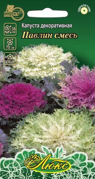 ЦВ Капуста декоративная Павлин смесь Инвент-Плюс  Тұқымдар Павлин Қоспа Сәндік орамжапырағы  / Люкс 